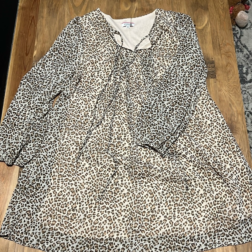 Women’s leopard print dress